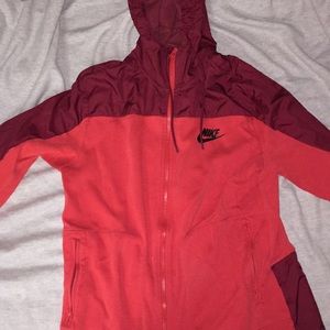 Nike zip up windbreaker sweatshirt